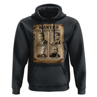 Black Leaders Hoodie Wanted Civil Rights Heroes MLK Malcolm X Web John Lewis