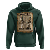 Black Leaders Hoodie Wanted Civil Rights Heroes MLK Malcolm X Web John Lewis