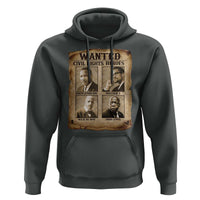 Black Leaders Hoodie Wanted Civil Rights Heroes MLK Malcolm X Web John Lewis