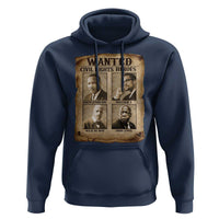 Black Leaders Hoodie Wanted Civil Rights Heroes MLK Malcolm X Web John Lewis