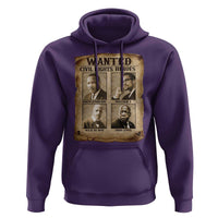 Black Leaders Hoodie Wanted Civil Rights Heroes MLK Malcolm X Web John Lewis