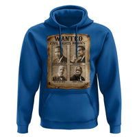 Black Leaders Hoodie Wanted Civil Rights Heroes MLK Malcolm X Web John Lewis