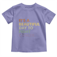 All Cancer Awareness Toddler T Shirt It's A Beautiful Day To Fight Cancer Lavender Ribbon