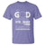 All Cancer Awareness T Shirt My God Is Stronger Than Cancer Lavender Ribbon