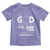 All Cancer Awareness Toddler T Shirt My God Is Stronger Than Cancer Lavender Ribbon