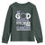 All Cancer Awareness Youth Sweatshirt My God Is Stronger Than Cancer Lavender Ribbon