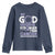 All Cancer Awareness Youth Sweatshirt My God Is Stronger Than Cancer Lavender Ribbon