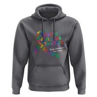 All Cancer Awareness Hoodie We're All Tied Together Raise Awareness For Cancer Ribbons