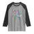 All Cancer Awareness Raglan Shirt We're All Tied Together Raise Awareness For Cancer Ribbons