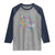 All Cancer Awareness Raglan Shirt We're All Tied Together Raise Awareness For Cancer Ribbons