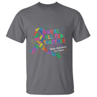 All Cancer Awareness T Shirt We're All Tied Together Raise Awareness For Cancer Ribbons