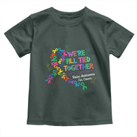 All Cancer Awareness Toddler T Shirt We're All Tied Together Raise Awareness For Cancer Ribbons