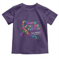 All Cancer Awareness Toddler T Shirt We're All Tied Together Raise Awareness For Cancer Ribbons