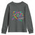 All Cancer Awareness Youth Sweatshirt We're All Tied Together Raise Awareness For Cancer Ribbons