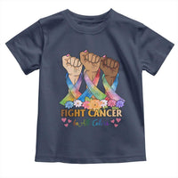 Funny All Cancer Awareness Toddler T Shirt Fight Cancer In All Colors Colorful Ribbon