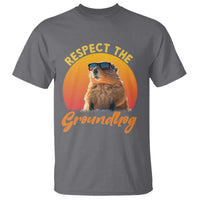 Funny Groundhog Day T Shirt Respect The Groundhog Woodchuck - Wonder Print Shop