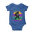 Funny Bigfoot Mardi Gras Baby Onesie Laissez Les Bons Temps Rouler Bald Cypress