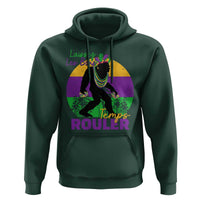 Funny Bigfoot Mardi Gras Hoodie Laissez Les Bons Temps Rouler Bald Cypress