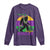 Funny Bigfoot Mardi Gras Long Sleeve Shirt Laissez Les Bons Temps Rouler Bald Cypress