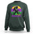 Funny Bigfoot Mardi Gras Sweatshirt Laissez Les Bons Temps Rouler Bald Cypress