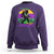 Funny Bigfoot Mardi Gras Sweatshirt Laissez Les Bons Temps Rouler Bald Cypress