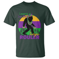 Funny Bigfoot Mardi Gras T Shirt Laissez Les Bons Temps Rouler Bald Cypress
