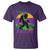 Funny Bigfoot Mardi Gras T Shirt Laissez Les Bons Temps Rouler Bald Cypress