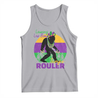 Funny Bigfoot Mardi Gras Tank Top Laissez Les Bons Temps Rouler Bald Cypress