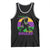 Funny Bigfoot Mardi Gras Tank Top Laissez Les Bons Temps Rouler Bald Cypress