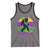 Funny Bigfoot Mardi Gras Tank Top Laissez Les Bons Temps Rouler Bald Cypress