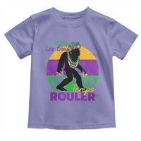 Funny Bigfoot Mardi Gras Toddler T Shirt Laissez Les Bons Temps Rouler Bald Cypress