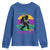Funny Bigfoot Mardi Gras Youth Sweatshirt Laissez Les Bons Temps Rouler Bald Cypress