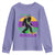 Funny Bigfoot Mardi Gras Youth Sweatshirt Laissez Les Bons Temps Rouler Bald Cypress