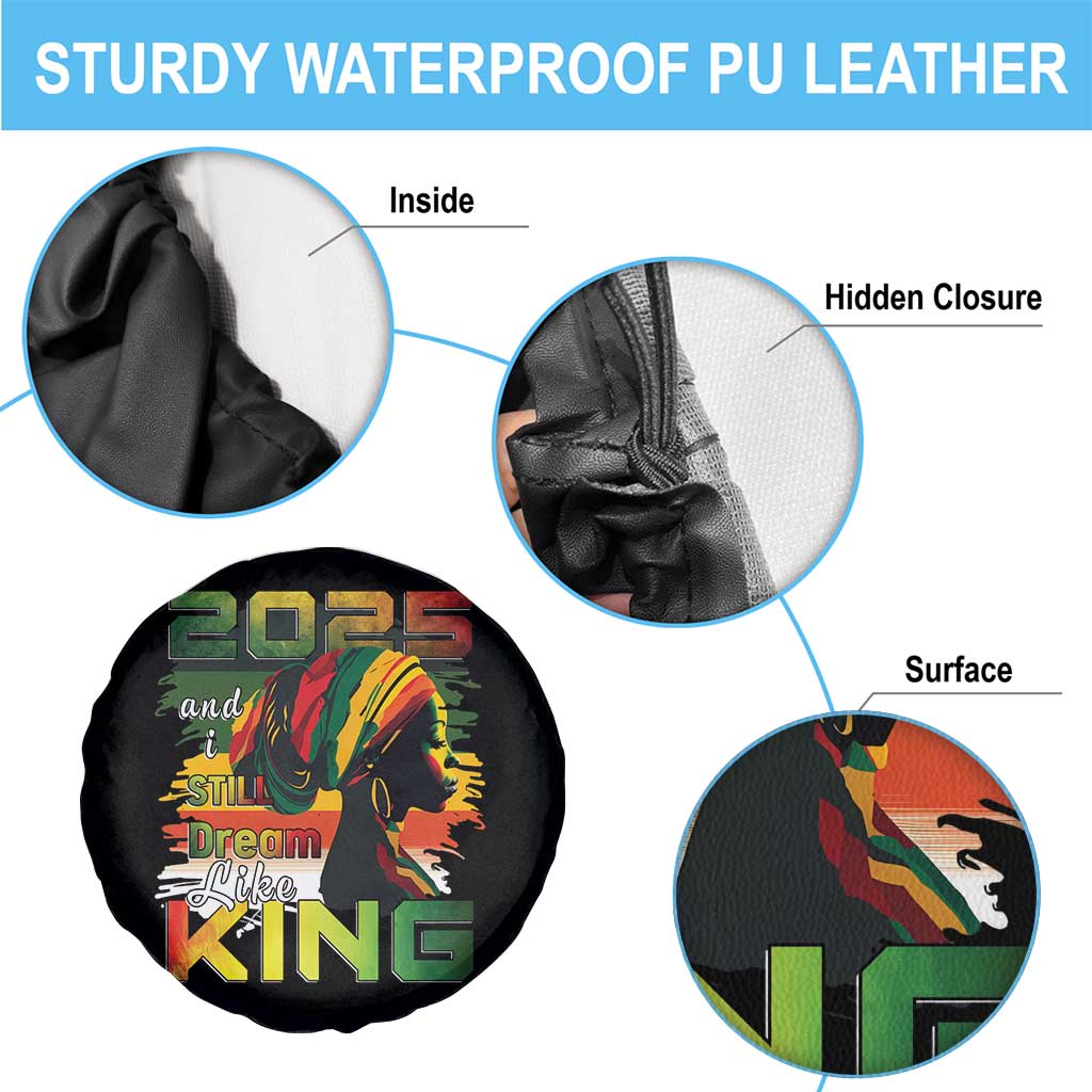 2025 And I Still Dream Like King Spare Tire Cover Martin Luther King Day