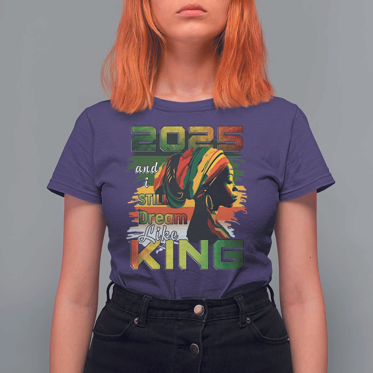 2025 And I Still Dream Like King T Shirt For Women Martin Luther King Day