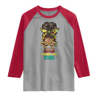 2025 And I Still Dream Like King MLK Day Raglan Shirt Messy Bun Black History Month