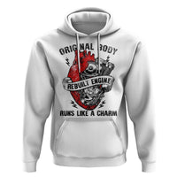 Funny Heart Surgery Hoodie Original Body Rebuilt Engine Runs Like A Charm Mechanical Heart