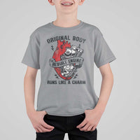 Funny Heart Surgery T Shirt For Kid Original Body Rebuilt Engine Runs Like A Charm Mechanical Heart