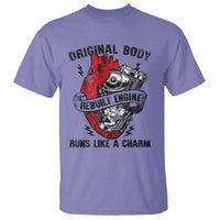 Funny Heart Surgery T Shirt Original Body Rebuilt Engine Runs Like A Charm Mechanical Heart