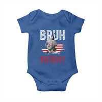 Funny George Washingtons Birthday Baby Onesie Bruh It Is My Birthday Presidents Day