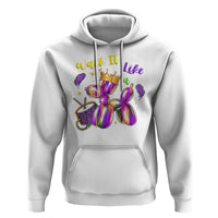 Funny Mardi Gras Hoodie Walk It Like A Dog Balloon New Orleans