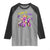 Funny Mardi Gras Raglan Shirt Walk It Like A Dog Balloon New Orleans