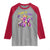 Funny Mardi Gras Raglan Shirt Walk It Like A Dog Balloon New Orleans