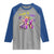 Funny Mardi Gras Raglan Shirt Walk It Like A Dog Balloon New Orleans