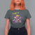 Funny Mardi Gras T Shirt For Women Walk It Like A Dog Balloon New Orleans