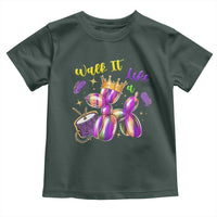 Funny Mardi Gras Toddler T Shirt Walk It Like A Dog Balloon New Orleans