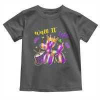 Funny Mardi Gras Toddler T Shirt Walk It Like A Dog Balloon New Orleans