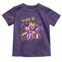 Funny Mardi Gras Toddler T Shirt Walk It Like A Dog Balloon New Orleans