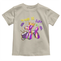Funny Mardi Gras Toddler T Shirt Walk It Like A Dog Balloon New Orleans