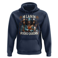 Melanin Rodeo Queen Hoodie African American Melanin Black Cowgirl Swag